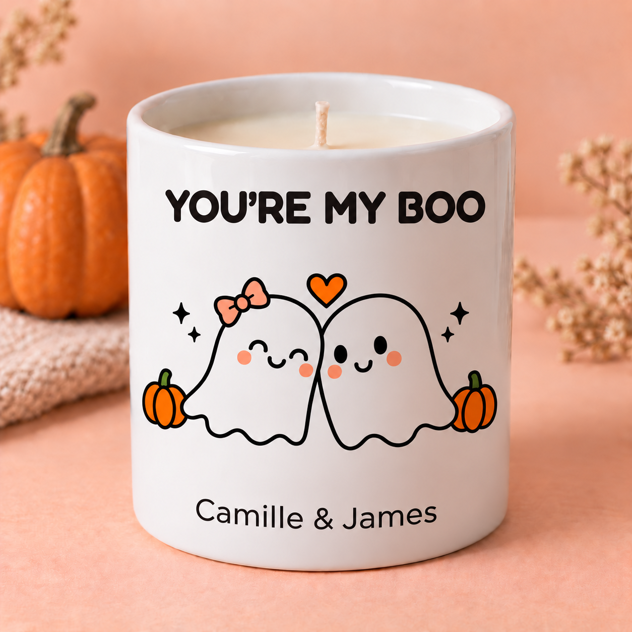 You’re My Boo Personalized Candle product photo